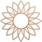 Ekena Millwork Daisy Wood Fretwork Pierced Ceiling Medallion, Cherry, 38"OD x 12 1/2"ID x 3/8"T CMWP38X38X0375DACH - alternate 1